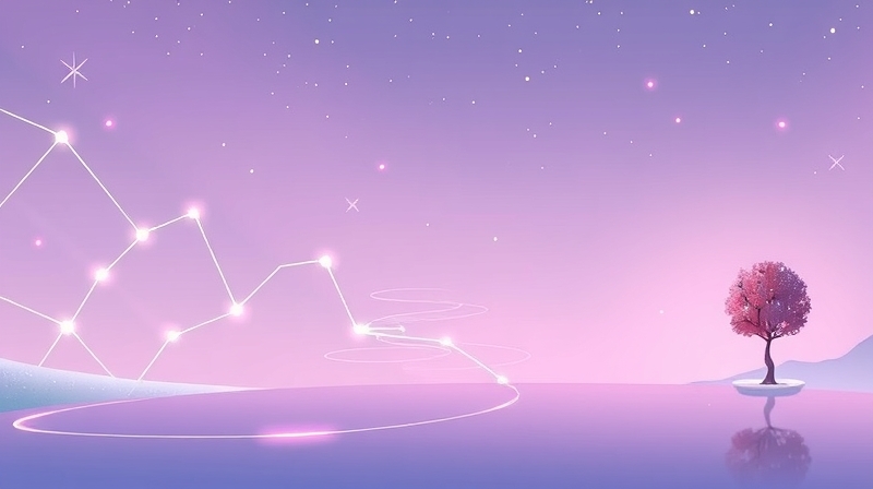 Artystyczna ilustracja pastelowa: wirtualne światy łączące z odprężeniem i spokojem.