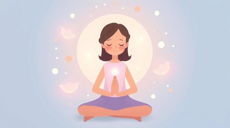 Rozwijająca się intuicja, pastelowe barwy, światło i subtelne, organiczne kształty łączące się.