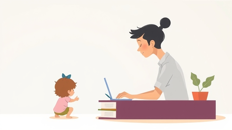 Symboliczna ilustracja delikatnego odkrywania talentów przez testy psychologiczne, w łagodnych pastelach.