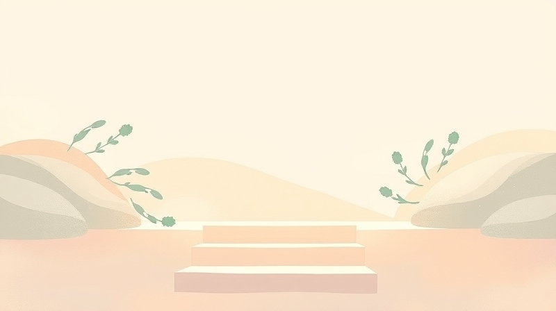 Eteryczny, pastelowy krajobraz z drogą symbolizujący tajemnicze uczucie déjà vu.