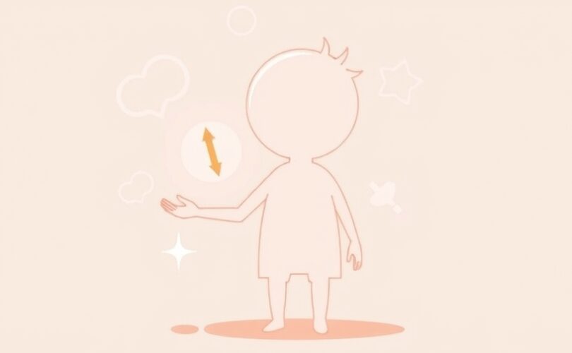 Stylizowana, półprzezroczysta postać trzyma świecący kompas wskazujący wewnętrzne światło.