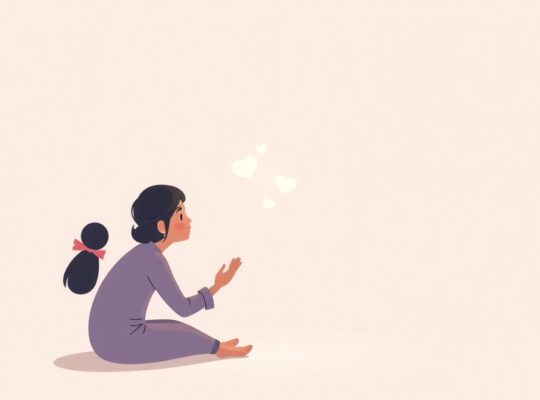 Symboliczna ilustracja pastelowych kształtów łączących się, pokazująca wpływ emocji na decyzje.