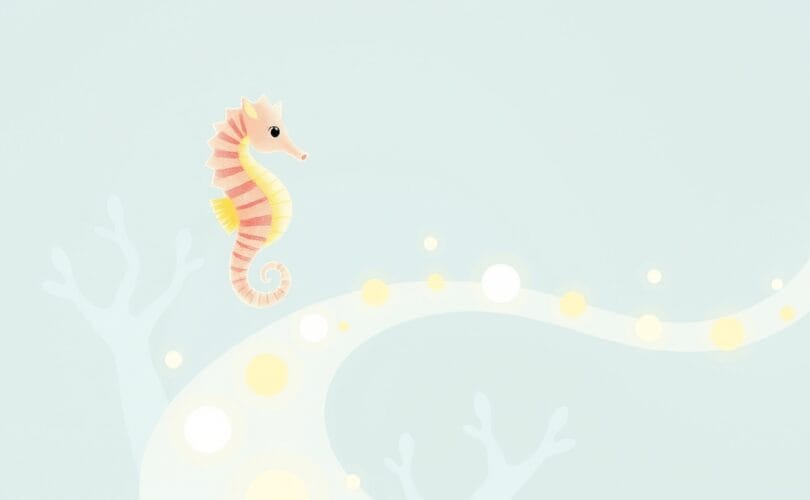 Hipokamp przewodnik świetlistych wspomnień przez pastelową, łagodną ścieżkę.