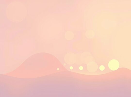 Abstrakcyjny wzór pastelowych kształtów symbolizujący rosnącą sympatię poprzez powtarzalność.