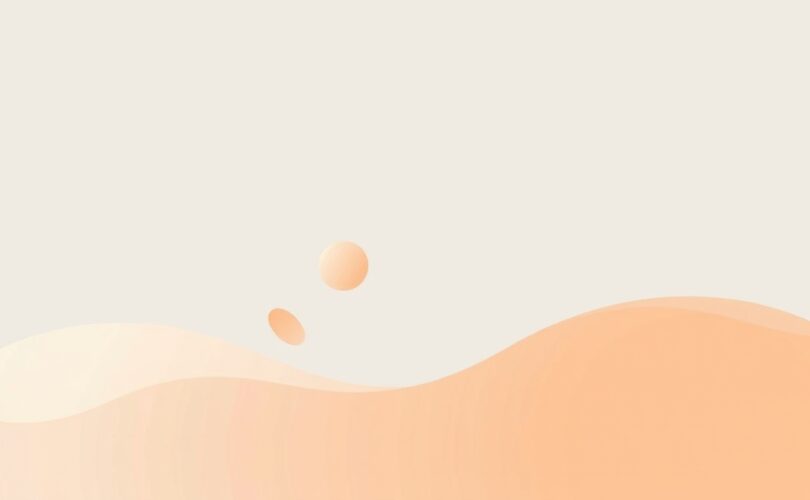 Abstrakcja pastelowa: płynne przejście kolorów symbolizujące kontrast emocjonalny w podejmowaniu decyzji.