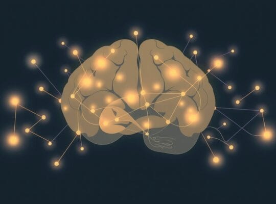 Połączone sieci mózgowe symbolizujące empatię i rozumienie innych.