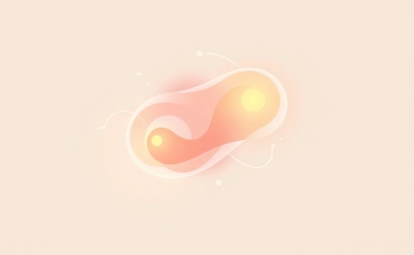 Abstrakcyjna ilustracja pastelowych strumieni energii, symbolizująca przetwarzanie emocji przez mózg.