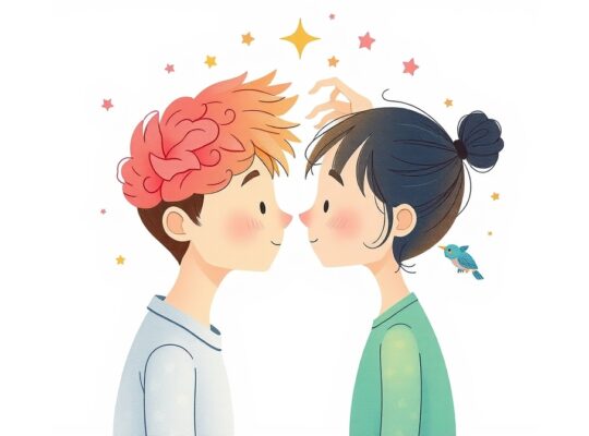 Ilustracja pasująca do tematu. Pastelowa paleta, delikatna.