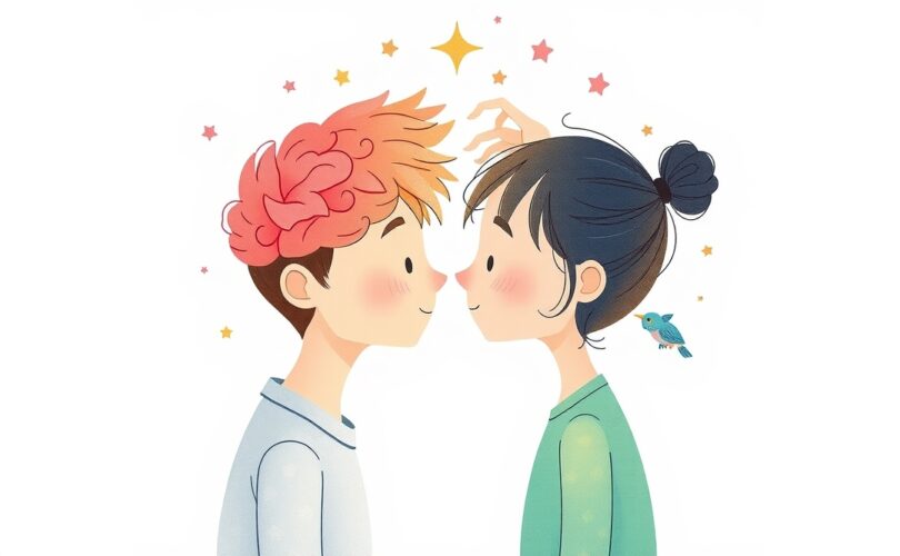 Ilustracja pasująca do tematu. Pastelowa paleta, delikatna.