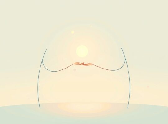 Abstrakcyjne figury w pastelach oferują połączoną dłoń, symbolizując pojednanie i zrozumienie.