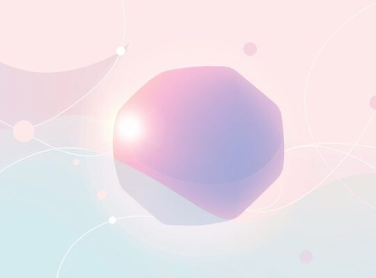 Stylizowana ilustracja pasteli: połączenie emocji i pamięci, abstrakcyjne mózgowe ścieżki z lśniącą kulą.