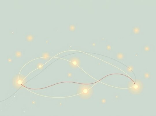 Delikatna ilustracja symbolicznym ukojeniem ukierunkowująca skupienie w mózgu.