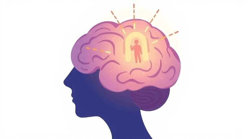 Symboliczna ilustracja kory przedczołowej jako dyrygenta kierującego symfonią selektywnej uwagi.