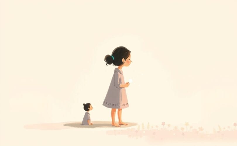 Pastelowe, ilustracyjne kształty łączności i wsparcia emocjonalnego, symbolizujące uzdrowienie.