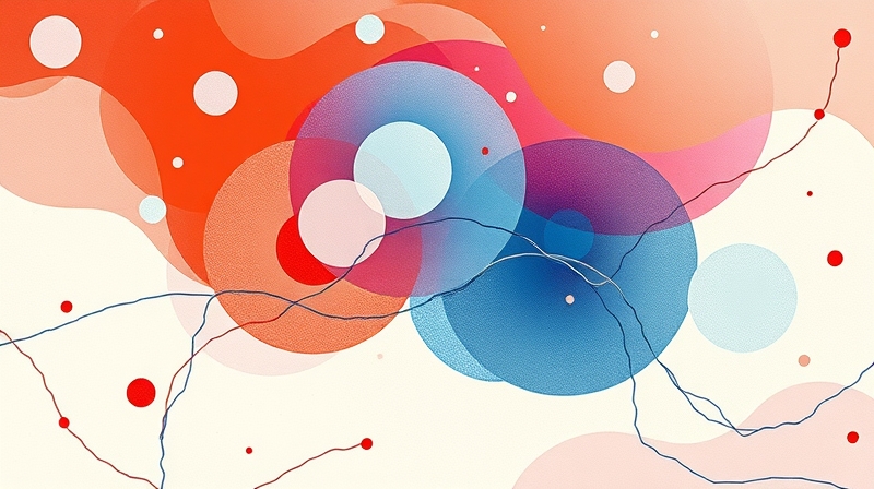 Eteryczne gradienty kolorów przeplatają się z neuralnymi ścieżkami i wzorami kulturowymi, odzwierciedlając różnice w percepcji barw.