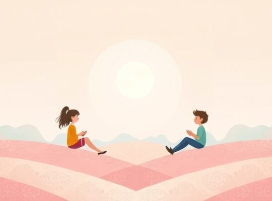 Urocza ilustracja pastelowa: mózg filtruje kluczowe sygnały społeczne.