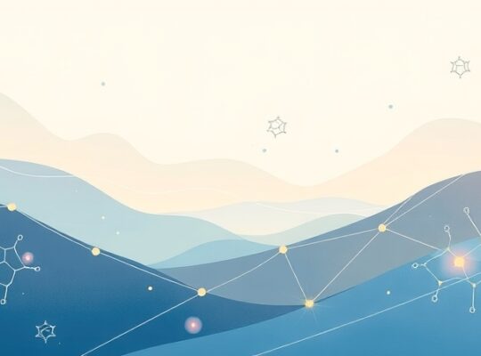 Delikatna ilustracja pastelowa symbolizująca wewnętrzną równowagę i regulację organizmu.