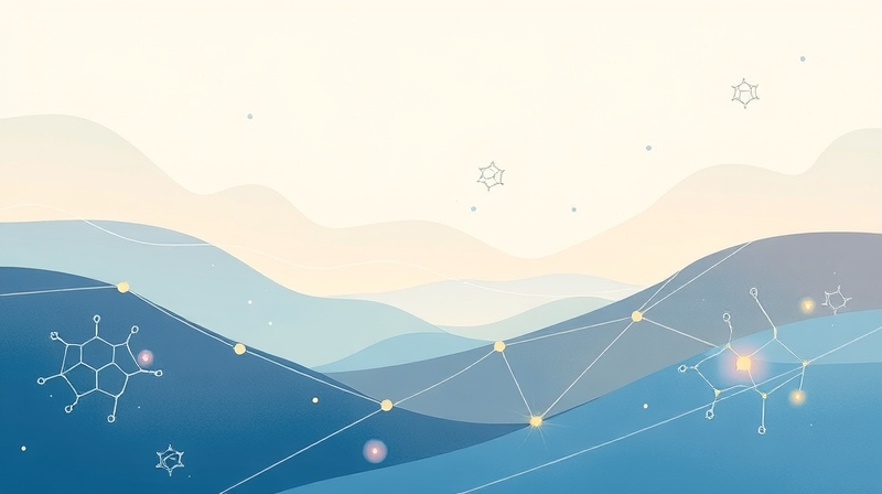 Delikatna ilustracja pastelowa symbolizująca wewnętrzną równowagę i regulację organizmu.