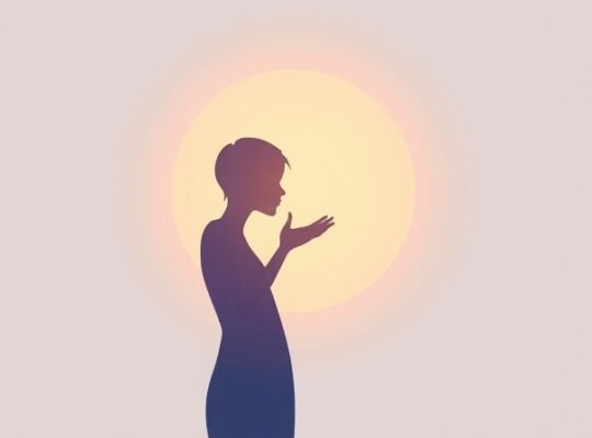 Ilustracja efektu halo: aura wpływa na percepcję sylwetki, kształtując pierwsze wrażenie.