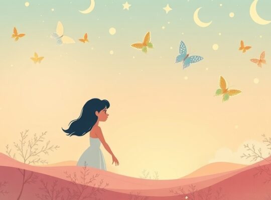 Symboliczne, pastelowe ilustracje łączące wspomnienia, emocje i umysł.