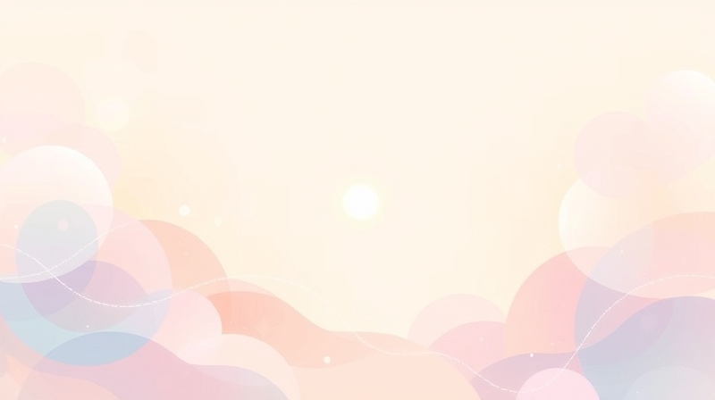 Eteryczna, pastelowa grafika symbolizująca zrozumienie, spokój i introspekcję.