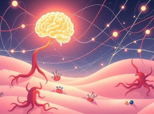 Połączone jelita i mózg, zasiedlone przyjaznymi mikrobami, subtelnie sygnalizują produkcję dopaminy.