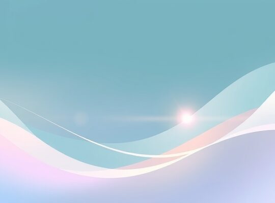 Delikatny, pastelowy przepływ emocjonalny z punktem świadomości.