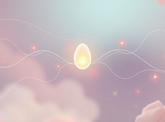 Surrealistyczna wizualizacja ciała migdałowatego, źródła paniki, emanującego delikatnymi falami.