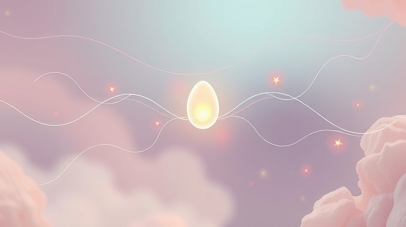 Surrealistyczna wizualizacja ciała migdałowatego, źródła paniki, emanującego delikatnymi falami.