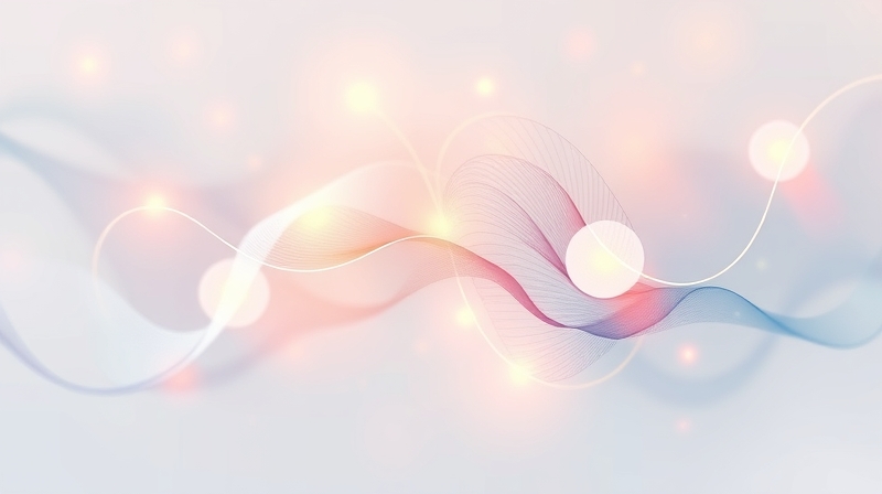 Eteryczna ilustracja: Splatające się emocje i fragmenty wspomnień.