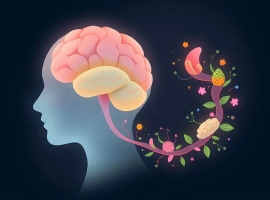 Połączone mózg i jelita: oś jelitowo-mózgowa wpływa na reakcje na stres.