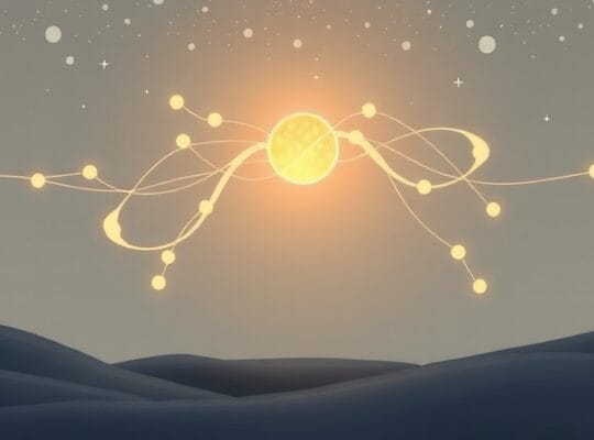 Delikatna ilustracja osi HPA i kortyzolu, symbolizująca równowagę i łagodne leczenie stresu.