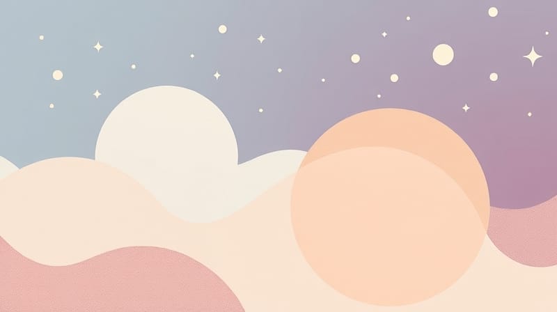 Abstrakcyjna ilustracja w pastelach symbolizuje mózgowe przetwarzanie lęku przed zmianą.