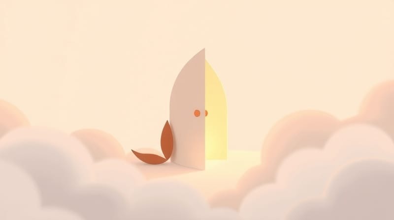 Delikatny pąk i ciepłe światło, symbolizujące przełamywanie barier emocjonalnych.