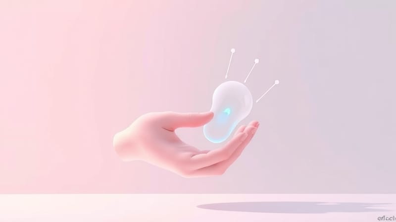 Rozpływająca się ręka i gumowa dłoń, symbolizujące zacieranie granic cielesności.