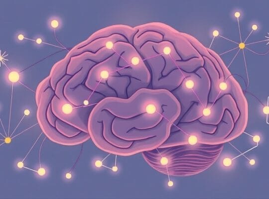 Sieć mózgu: spokojne i splątane ścieżki komunikacji stresowej.