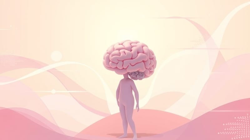 Uspokojona, symboliczna reprezentacja ciała migdałowatego jako subtelnego obserwatora bodźców społecznych.