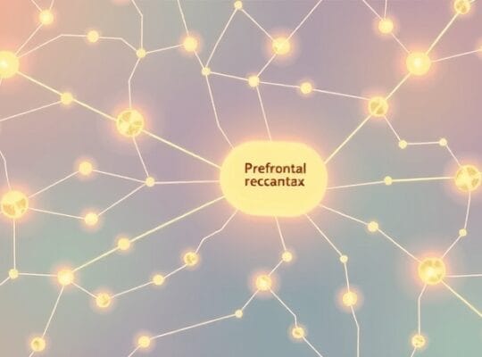 Sieć neuronowa z lśniącą korą przedczołową hamującą impulsywne iskry.