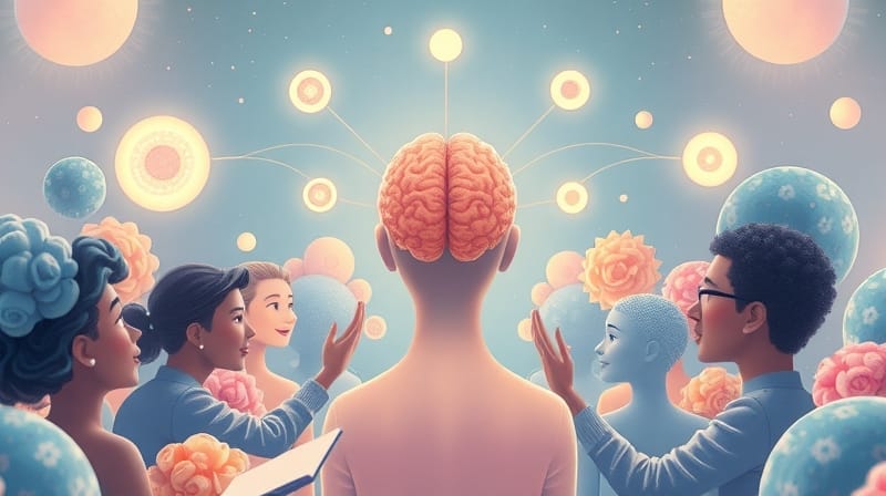 Kora przedczołowa jako dyrygent emocji prowadzący artystyczną orkiestrę wewnętrznego spokoju.